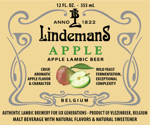 Lindemans Apple Lambic January 2016