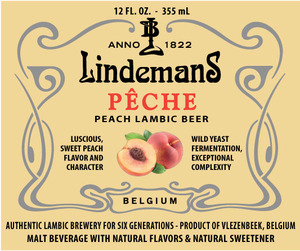 Lindemans Peche Lambic January 2016