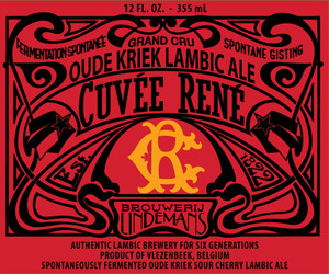 Lindemans Oude Kriek Cuvee Rene February 2016