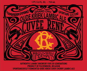 Lindemans Oude Kriek Cuvee Rene February 2016