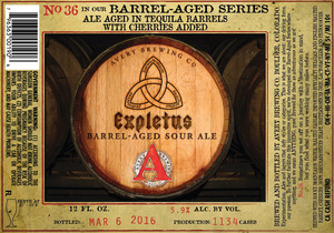 Avery Brewing Co. Expletus Barrel-aged Sour February 2016