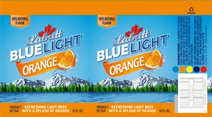 Labatt Blue Light Orange January 2016