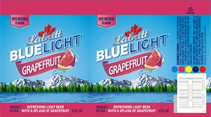 Labatt Blue Light Grapefruit January 2016