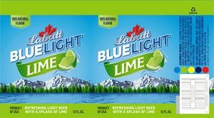 Labatt Blue Light Lime January 2016
