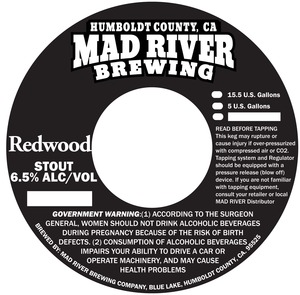 Mad River Brewing Company Redwood