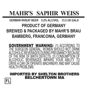 Mahrs Brau Saphir Weiss