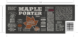 Nickel Brook Maple Porter 