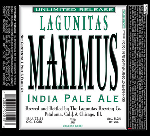 The Lagunitas Brewing Company Maximus