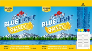 Labatt Blue Light Shandy January 2016