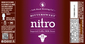 Left Hand Brewing Company Bittersweet Nitro January 2016