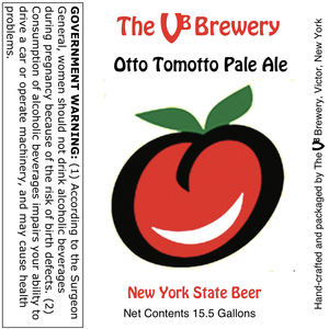 The Vb Brewery Otto Tomotto Pale Ale February 2016