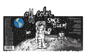 Off Color Brewing Space Tiger! January 2016