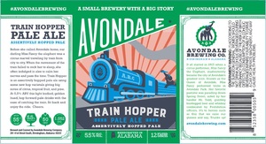 Avondale Brewing Co Train Hopper Pale Ale January 2016