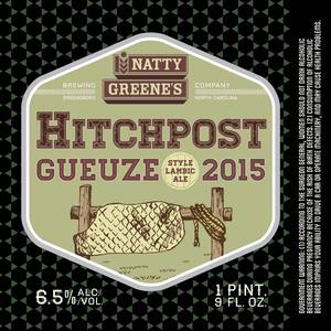 Natty Greene's Brewing Co. Hitchpost Gueuze February 2016