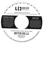 Lic Beer Project Dutch Kills