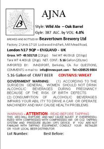Beavertown Brewery Ltd Ajna