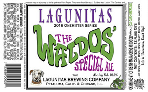 The Lagunitas Brewing Company Waldos' Special February 2016