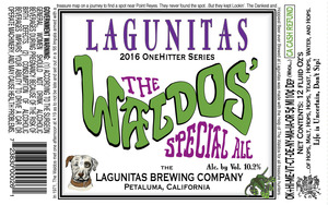 The Lagunitas Brewing Company Waldos' Special February 2016