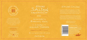 Blackberry Farm Spring Saison