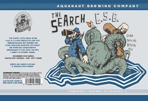 Aquanaut Beer Company The Search February 2016