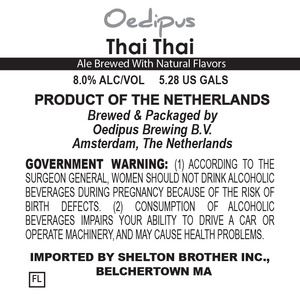 Oedipus Brewing Thai Thai