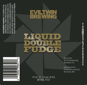 Evil Twin Brewing Liquid Double Fudge