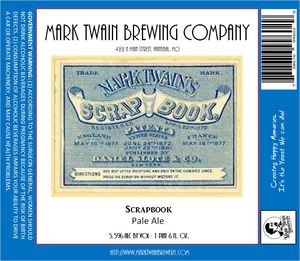 Mark Twain Brewing Company Scrapbook Pale Ale