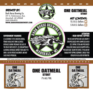 Dark Horse One Oatmeal