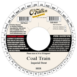O'fallon Coal Train Imperial Stout