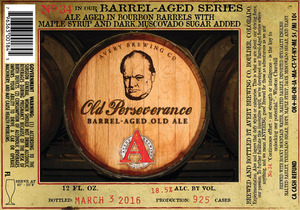 Avery Brewing Co. Old Perseverance February 2016