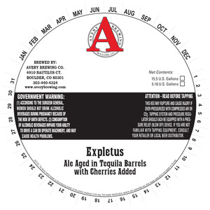 Avery Brewing Co. Expletus February 2016