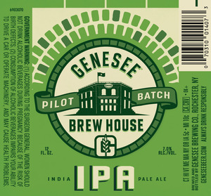Genesee Brew House IPA February 2016