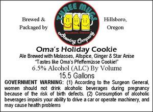 Three Mugs Brewing Company Oma's Holiday Cookie Ale