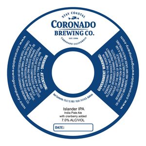 Coronado Brewing Company Islander IPA