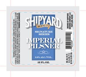 Shipyard Brewing Company Imperial Pilsner February 2016