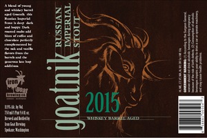 Iron Goat Brewing Goatnik Russian Imperial Stout