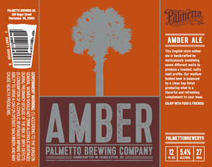 Palmetto Brewing Co Amber Ale