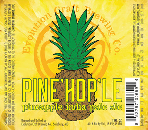 Evolution Craft Brewing Company Pine'hop'le Pineapple IPA