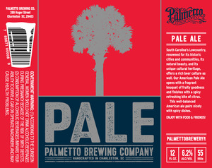 Palmetto Brewing Co Pale Ale