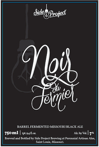 Side Project Brewing Noir Du Fermier February 2016