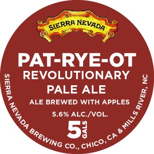 Sierra Nevada Pat-rye-ot February 2016