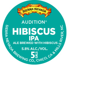 Sierra Nevada Audition Hibiscus IPA February 2016