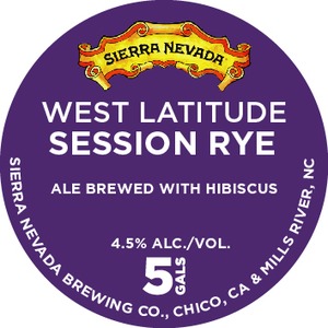 Sierra Nevada West Latitude Session Rye February 2016