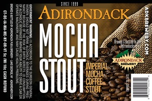 Adirondack Imperial Mocha Coffee Stout February 2016