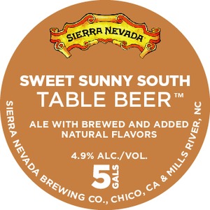 Sierra Nevada Sweet Sunny South February 2016