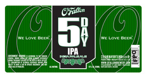 O'fallon 5 Day IPA February 2016