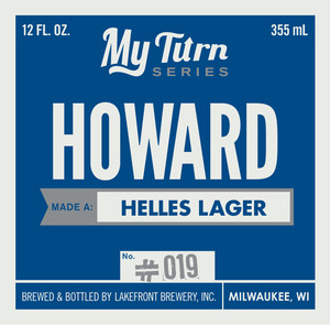 Lakefront Brewery Howard Made A Helles February 2016