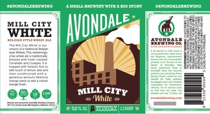 Avondale Brewing Co Mill City White