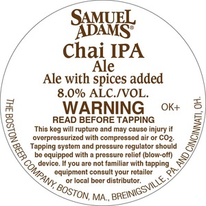 Samuel Adams Chia IPA February 2016