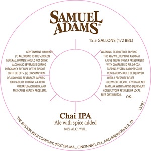 Samuel Adams Chai IPA February 2016